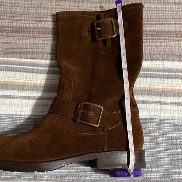 NWT Wmns Frye Natalie Mid Engineer Boots - Picture 8 of 9